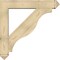 Ekena Millwork Funston Arts and Crafts Rough Sawn Bracket w/ Offset Brace, Douglas Fir, 8"W x 44"D x 44"H BKT0806X44X44FST03RDF - alternate 3